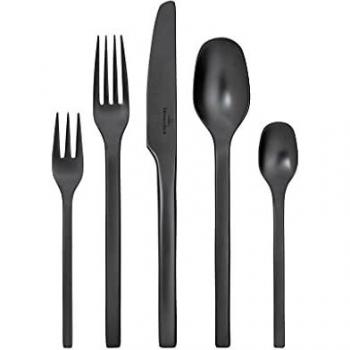 Juego de Cubiertos Villeroy & Boch Manufacture Rock 20 Piezas Negro