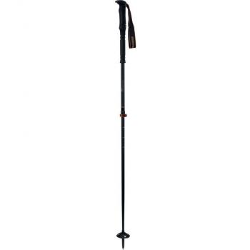 Komperdell Bastones de Esquí Free Touring Ti - Bastones de esquí ligeros, fabricados en titanio, ajustables en longitud, empuñadura ergonómica, con sistema de bloqueo rápido y puntas intercambi