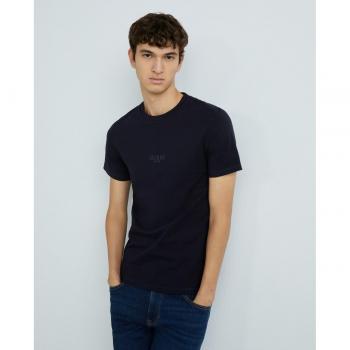 Camiseta de hombre manga corta slim Guess - Logotipo pequeño marine