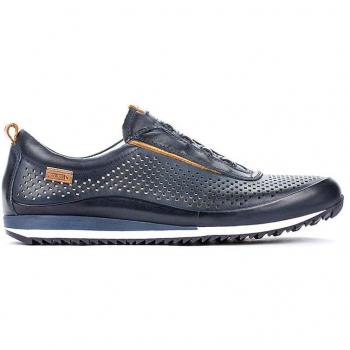 Pikolinos Liverpool M2A Blue Leather Sneakers