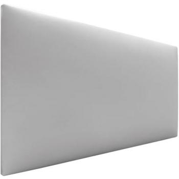 Cabecero Tapizado de Polipiel AQUALINE Liso 105x50cm para Camas 80/90/105 - Gris Claro