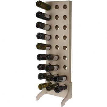 Expovinalia Botellero para 27 Botellas, Madera, Marrón, 118x35x7 cm