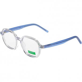 Armazones para Hombre United Colors of Benetton 2014 800 Cristal, Lentes Recetadas Transparentes 47, Gafas Recetadas para Hombre Cristal