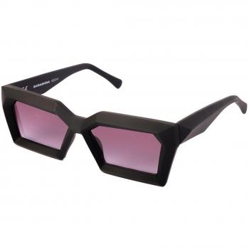 Saraghina ZEFIRO 115SLA Anteojos de Sol para Mujer Negros con lentes de sol, diseño elegante y moderno