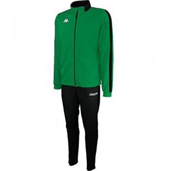 Kappa SALCITO TKS Chándal, Hombre, Verde/Negro, XL