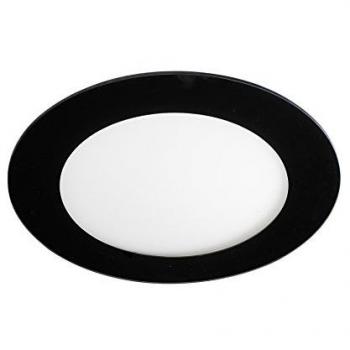 Downlight LED Novo Lux 12W 4000K Negro - Cristal Record