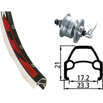 Bike-Parts Unisex - Bicicleta V-RAD 75Nabend DH3N72, Color Plata, Talla única
