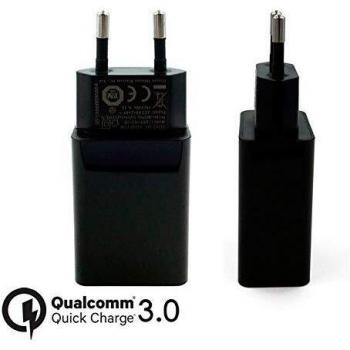 Cargador Original Xiaomi MDY-08-DF Carga Rápida 3.0 18W para Mi Mix, S2, Max, 2S, A1, A2, Mi5, Mi5s, Mi6, Mi8 - Negro - Bulk