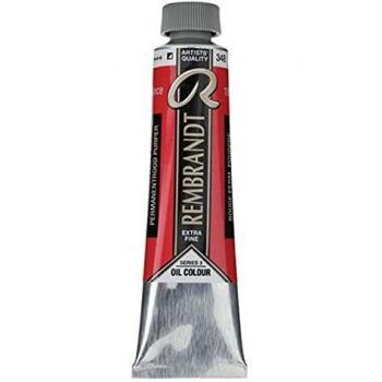 Talens Rembrandt - Excelentes colores de pintura al óleo - 40 ml - 348 Rojo permanente púrpura