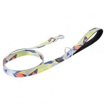 Correa para perros estampado Kamm - Odye Talla L, Ideal para salir a pasear, Longitud 160 cm, con manija y hebilla, mosquetón de seguridad para enganchar collar o arnés, Estamp