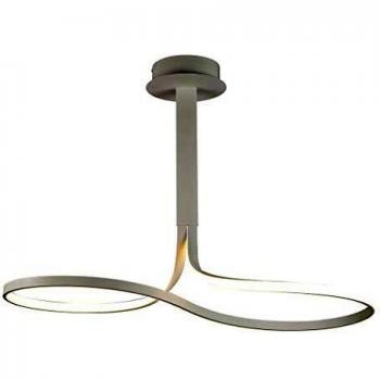 Plafón LED integrado Nur blanco 1 bombilla 65cm