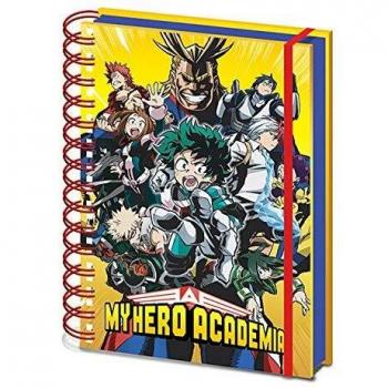 Cuaderno A5 Espiral My Hero Academia Radial Character Burst