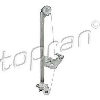 Elevalunas eléctrico TOPRAN 408 993, compatible con vehículos específicos, incluye motor de elevación, sistema de cableado integrado, fácil instalación y diseño duradero