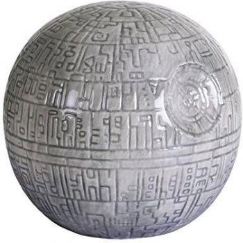 Star Wars Hucha con Forma de Estrella de la Muerte, Acero Inoxidable, Color Blanco, 9 x 4 x 4 cm