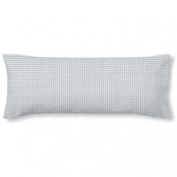 Funda de Almohada Kids&Cotton Vichy Azul 175 Hilos 45 x 125 cm