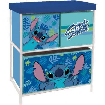 Estantería con 3 cajas organizadoras Stitch