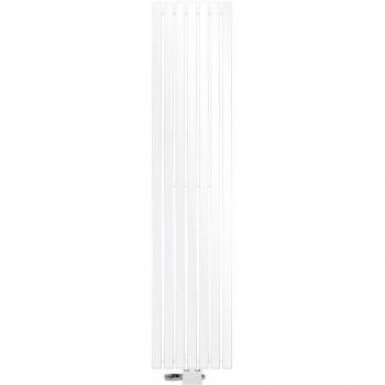 Radiador de Baño Vertical Blanco 370x1800 mm con Conexión Central y Kit Universal LuxeBath