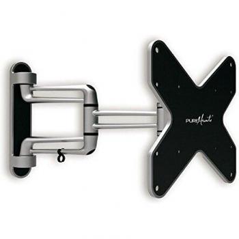 PureMounts PM-STYLE-37C - Soporte de pared para TV, color negro