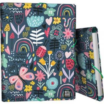 CARPETA 3 SOLAPAS FORRADA B&B24 BOTANIC