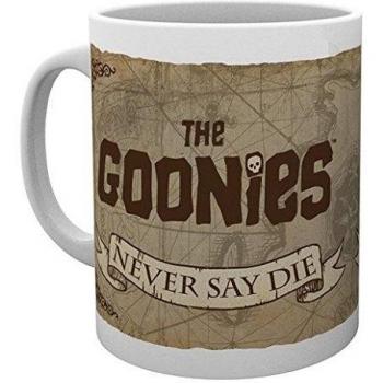GB eye, The Goonies, Never Say Die, Taza