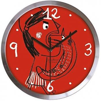 Laroom Reloj, Acero Inoxidable y Plastico, Rojo
