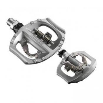 Shimano PD-A530 Road Bike Pedals - SPD Single Sided Touring Pedals - Color: Silver - Size: One Size - Gender: Male