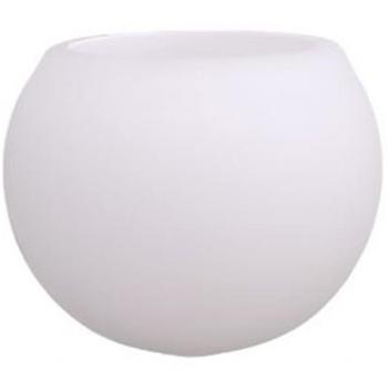 Tulipa de Cristal Mini Bola Opal Blanca Mate 4,5x3,5cm - Elegancia en la Iluminación