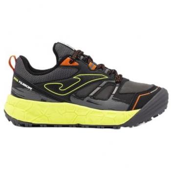 Zapatillas de Trail Running Joma Kubor JR, color negro intenso y amarillo, talla 38, para niños/adolescentes