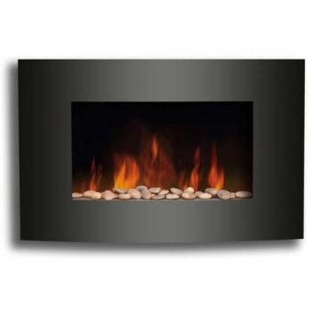 Caminetto Elettrico a Parete Melchioni Wallflame 2000W Color Antracite