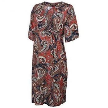 MAMALICIOUS Mlpaya 2/4 Woven KL Dress Vestido, Multicolor