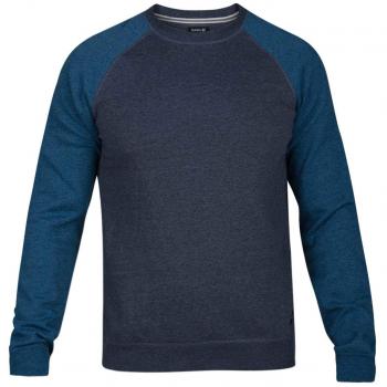 Hurley M CRONE Crew Sudaderas, Hombre, Obsidian Heather, XL