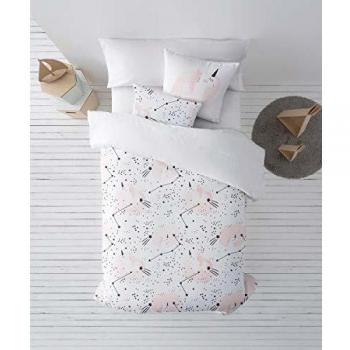 RIPSHOP - Funda nórdica de algodón - Cama de 105 x 190/200 cm - Artista ilustrador Polar Valencia| Unicornios