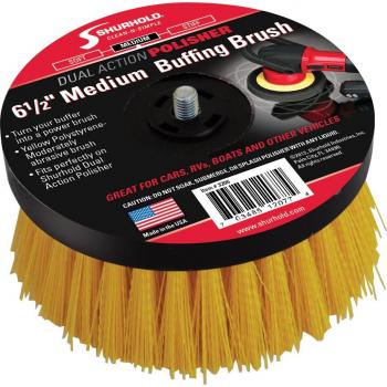 Shurhold 3206 6-1/2 Inch Medium Brush for Dual Action Polisher
