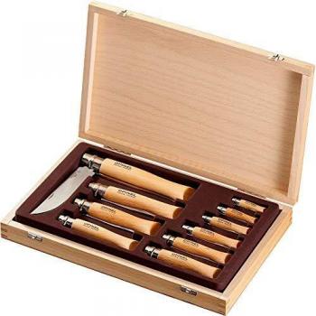 Classic Stainless Steel Pocket Knife Set - 10 Piece Engravable Collection