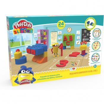 Pack de bloques de actividades letras y números de Play-Doh