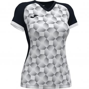 Joma Supernova III Women's Short Sleeve T-Shirt Black White