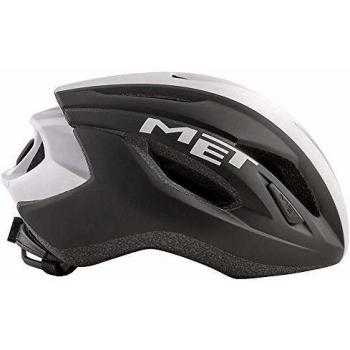 MET Casco Strale Negro Blanco L
