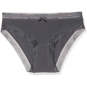 Dim Sexy Tranparency Tul y Transparencia, Braguita para Mujer Gris Granito 6OW,