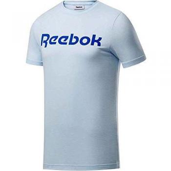 Reebok GS Linear Read tee Camiseta, Hombre, glablu, M