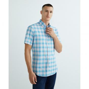 Rushmore - Camisa de hombre Non Iron, camisa de vestir para hombre, fabricada con tecnología sin arrugas (Non Iron), diseño clásico, ajuste regular, disponible en varios colores y tallas