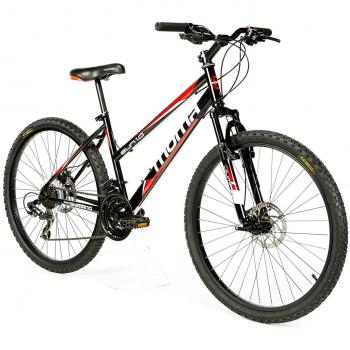 Moma Bikes Bicicleta Montaña   SUN 26, SHIMANO 21V. Doble Freno Disco, Susp. Delant.