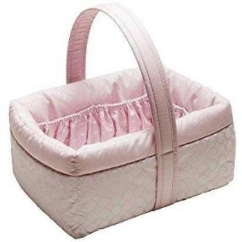 Cambrass Keito - Cesta canastilla, 22.5 x 29 x 29 cm, color rosa