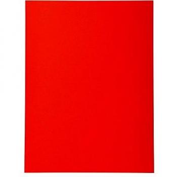 Exacompta 420312E - Lote de 100 Subcarpetas Forever® 180 Folio, Color Rojo