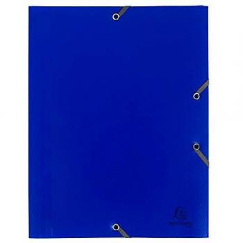 Carpeta con gomas 3 solapas A4 Polipropileno opaco - Colores surtidos (Pack de 60)