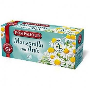 Pompadour Té Manzanilla con Anís, 25 Bolsitas