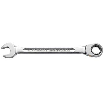Llave de carraca de boca fija y boca en estrella Stahlwille 40171515 17F 15 plana