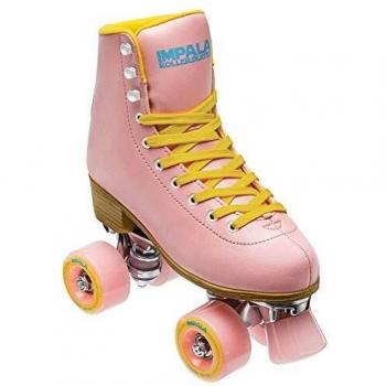 Patines Cuádruples Impala Rosa-Amarillo con 4 Ruedas