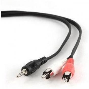 Gembird 1.5m 3.5mm to 2xRCA Male Audio Cable (Stereo, M/M)