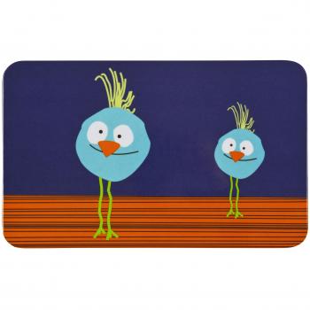 LDISHBB191 transparente 4Kids Pan / Comidas El desayuno melamina Vida Silvestre - Birdie