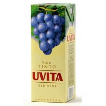 Vino De Mesa Uvita Tinto Brick x 1 Lt